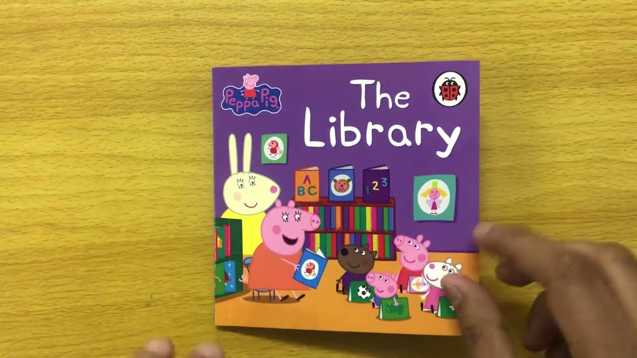 1. Peppa Pig The Library Book (Incredible Peppa Pig 50 Book Collection) Read Aloud for Children