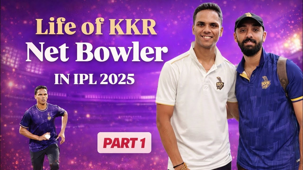 My Experience with KKR Team | Part -1 | Karan Ambala Vlogs | life of Net Bowler in IPL 2025