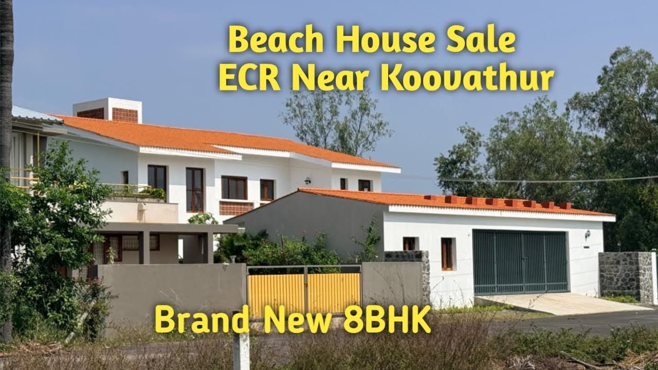 AD:317  Beach House || 8BHK || Near Koovathur || Gated Community || Private Beach 