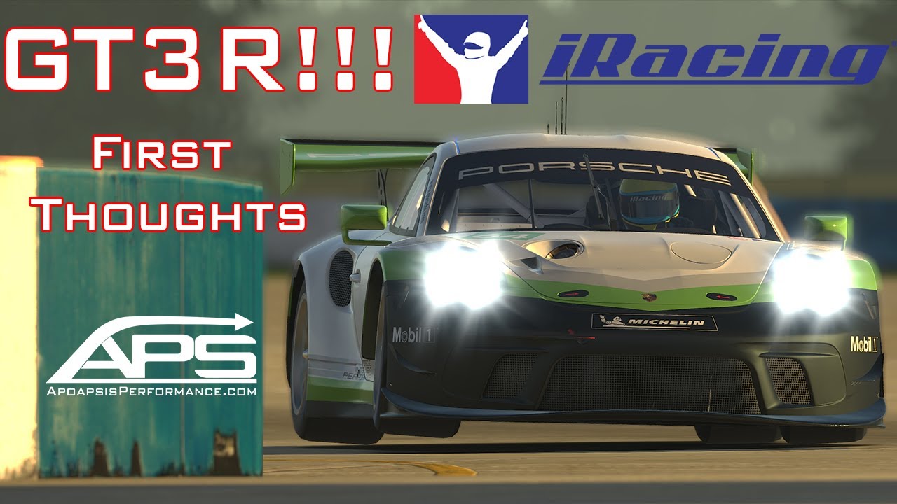 Porsche GT3R in iRacing: First Impressions!