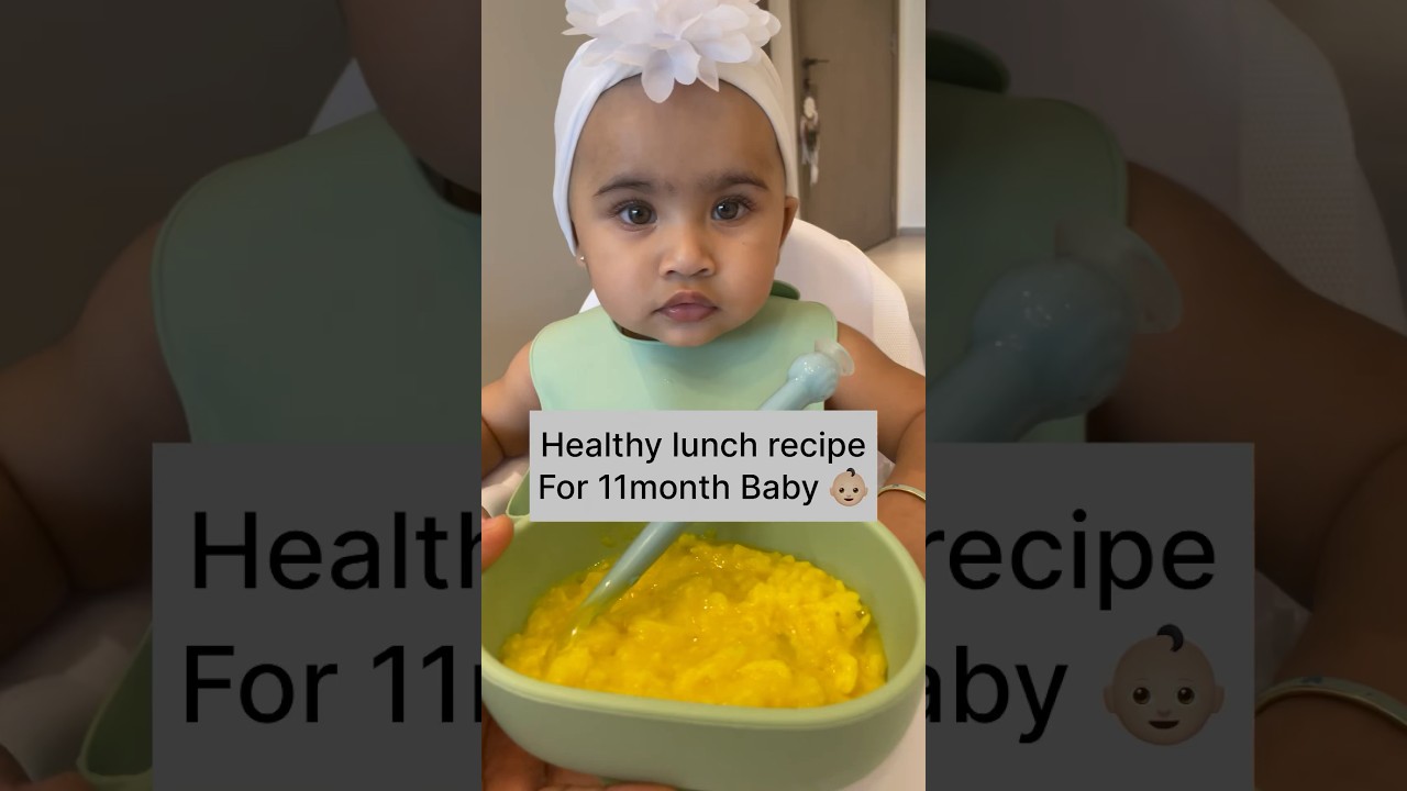 Lunch recipe for 11 month old baby 👶🏻 #shorts #ytshorts #babyfood