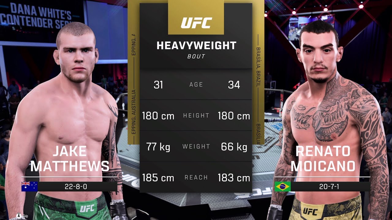 JAKE MATTHEWS v RENATO MOICANO / Men's Openweight Tournament Last 256 / UFC 8