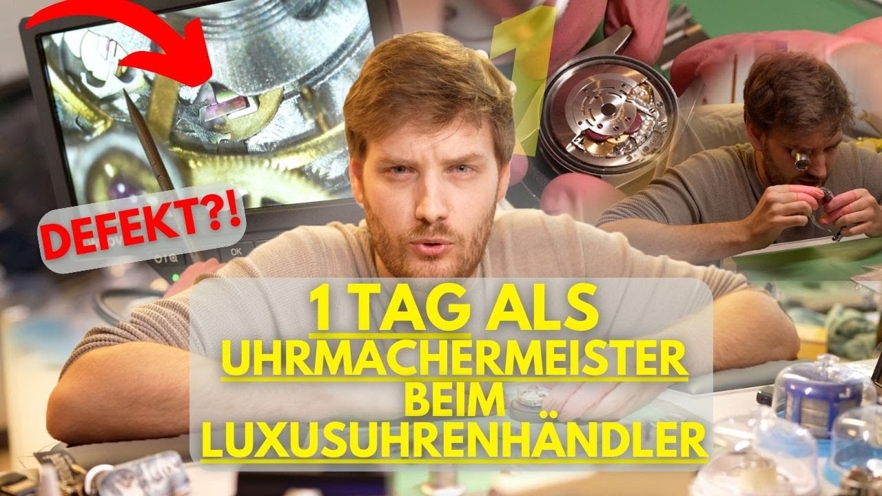 1 Tag als Uhrmacher im Luxusuhrenhandel. Fakes erkennen beim Check, Polituren, Service/Revision