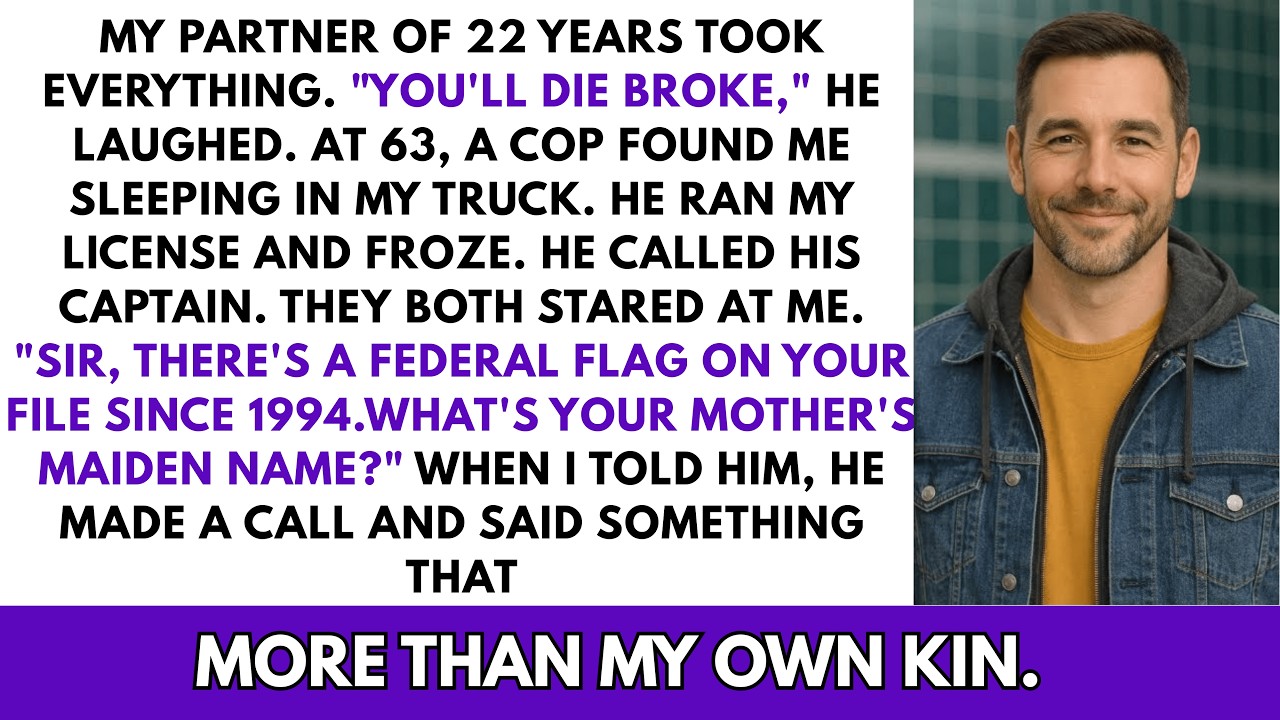 My Business Partner Stole Everything. I Slept In My Truck. A Cop Ran My Name And What He Found Ma...