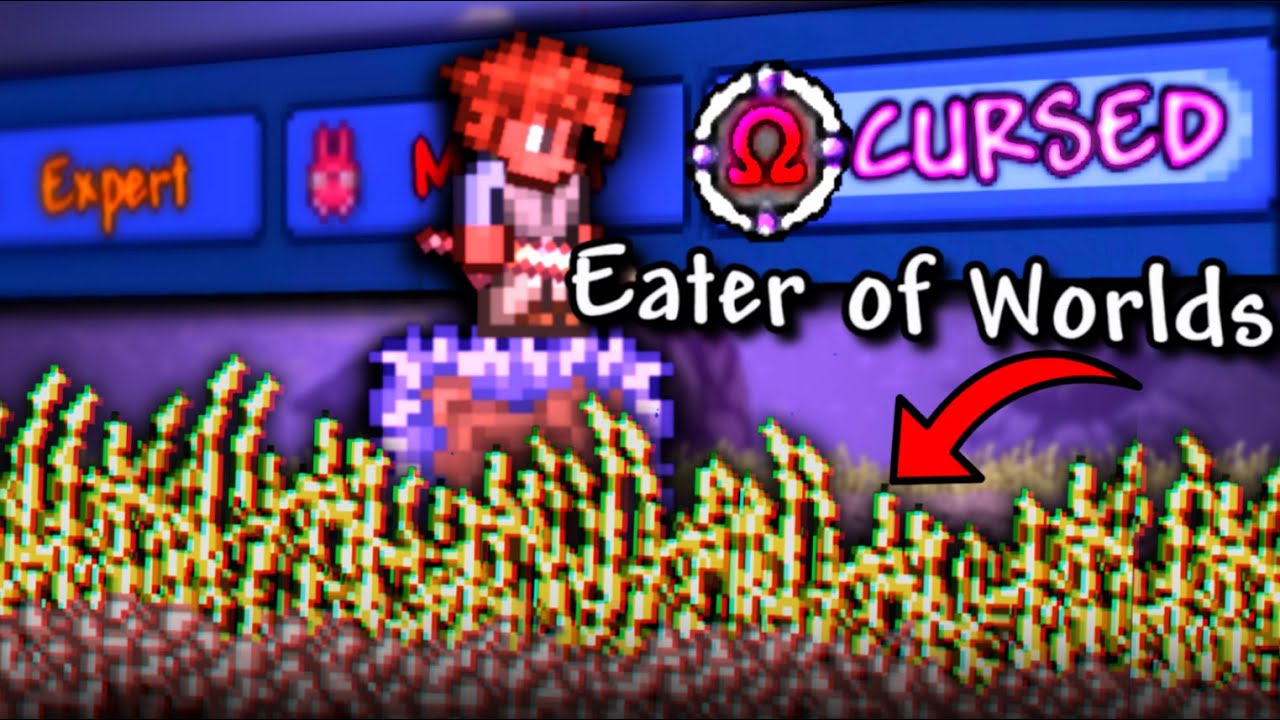 Terraria, но она в режиме ПРОКЛЯТИЯ...