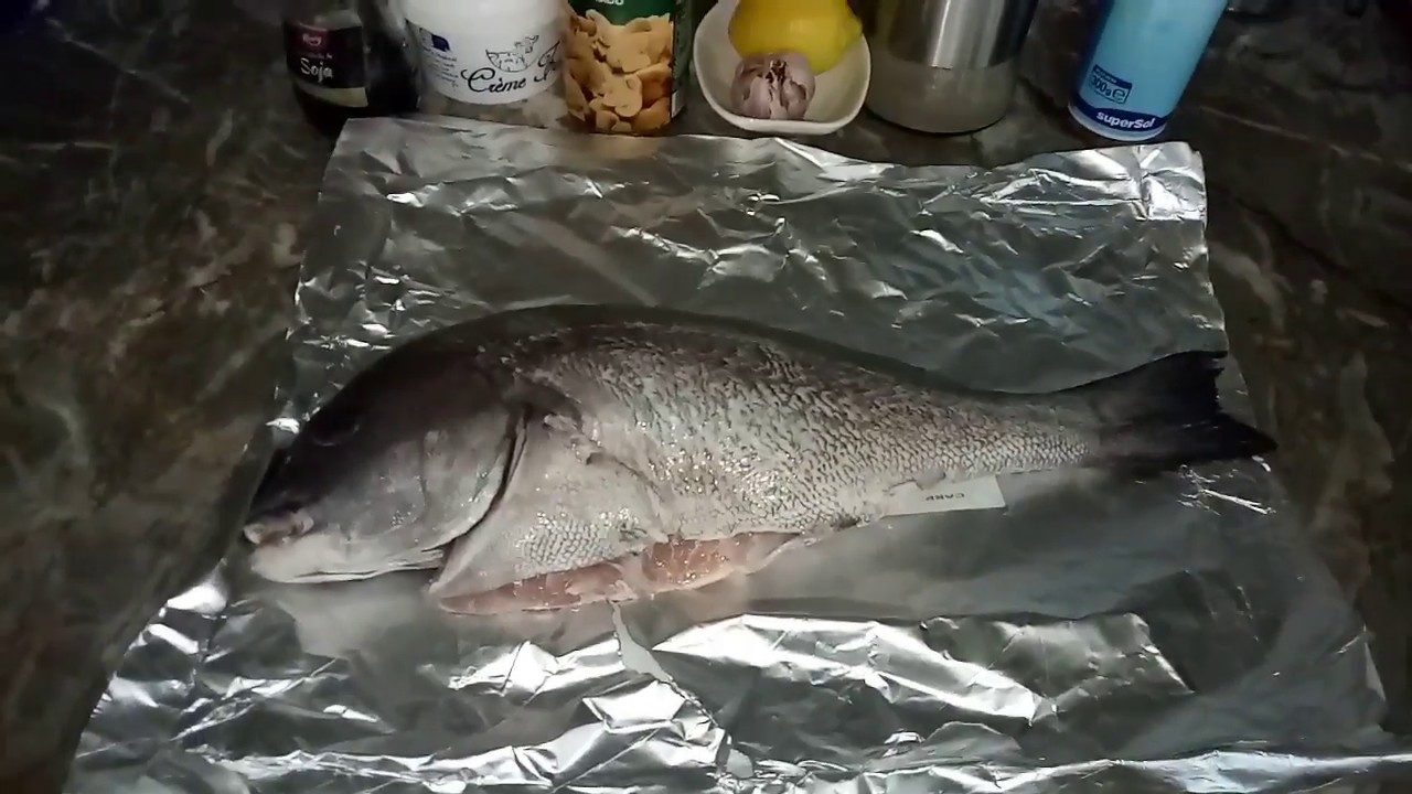 Un délice Poisson à la crème fraîche et au Champignon