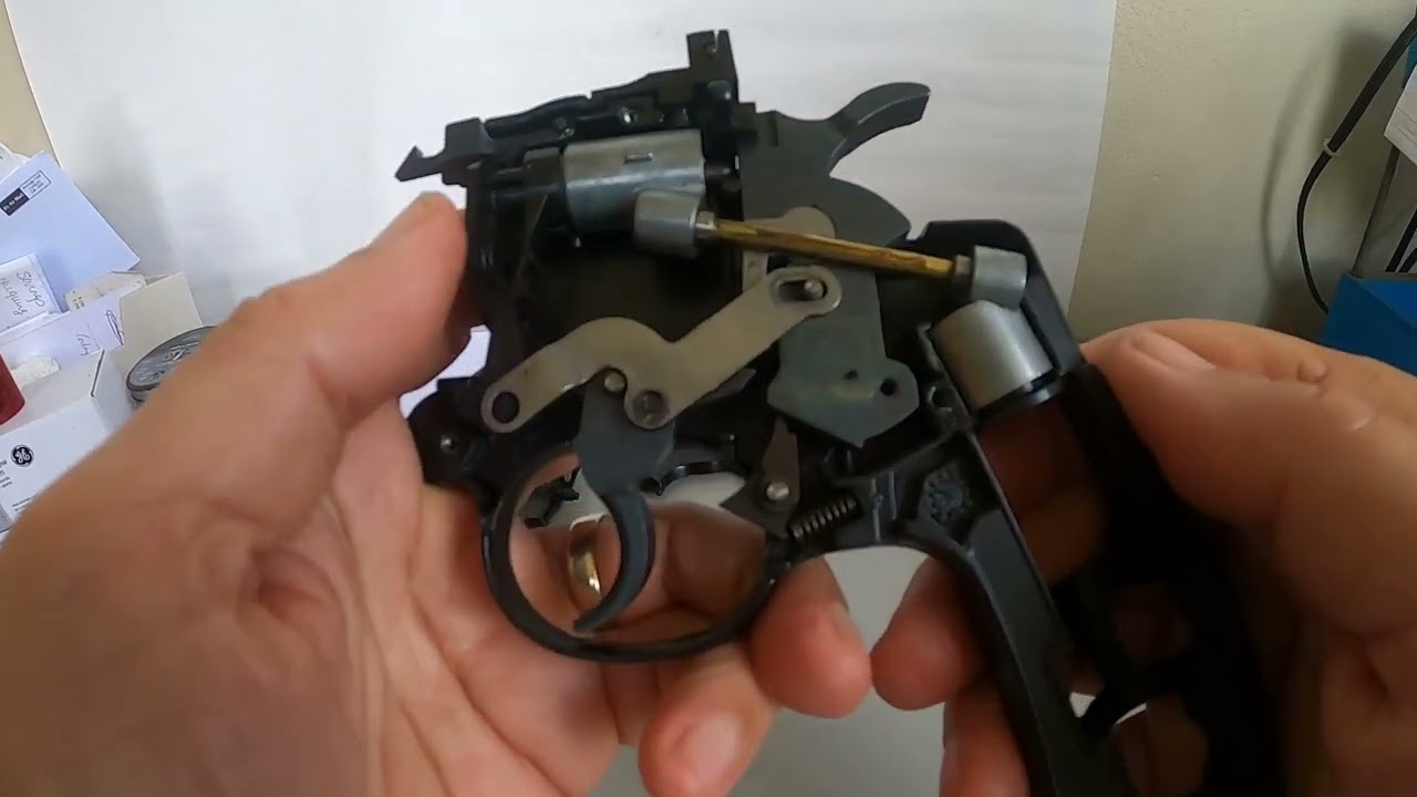 Ремонт защелки ствола Crosman 357