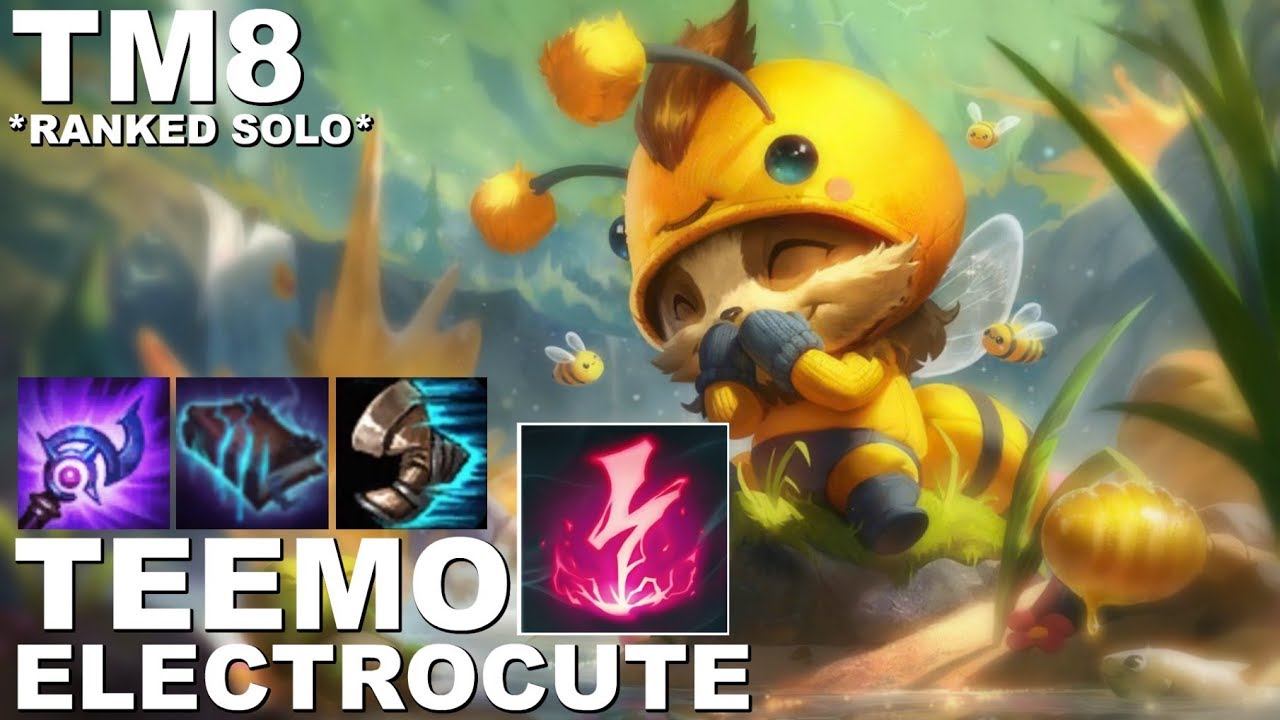 ELECTROCUTE TEEMO! Ranked Solo Season 8