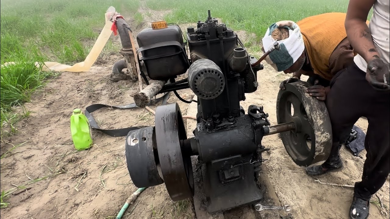 How to repair Farming Water irrigation System/Diesel Engine Water Pump Machine Setup