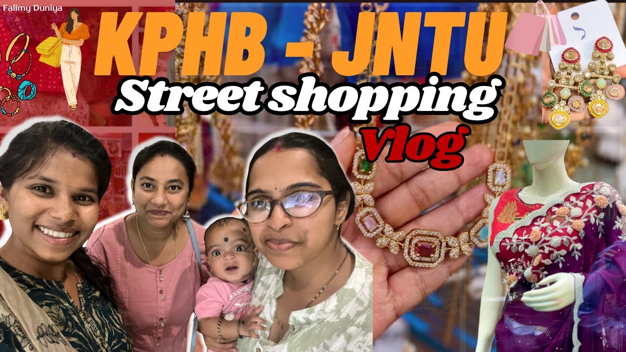 KPHB Street Shopping 🛍️ || Hyderabad Street Shopping Kukatpally || Had a Good time with Friends ||