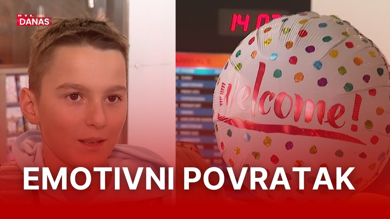 Iz Dubaija se vratio i Mikael: 'Nisam se više bojao kad sam shvatio da imam tatu junaka' | RTL Danas