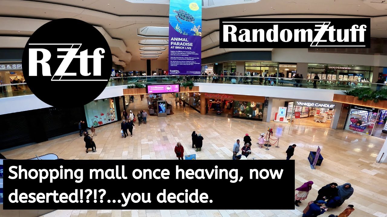 The TRUE state of the shopping mall in 2024, declining? - A walkthrough Queensgate, Peterborough, UK