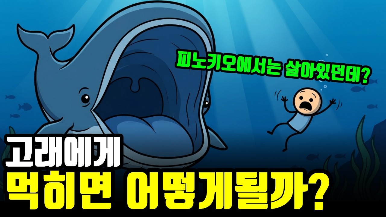 고래 뱃속에 들어가면 벌어지는 일