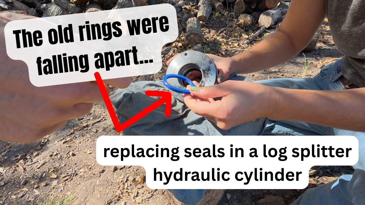 I fixed the hydraulic leaks on my log splitter
