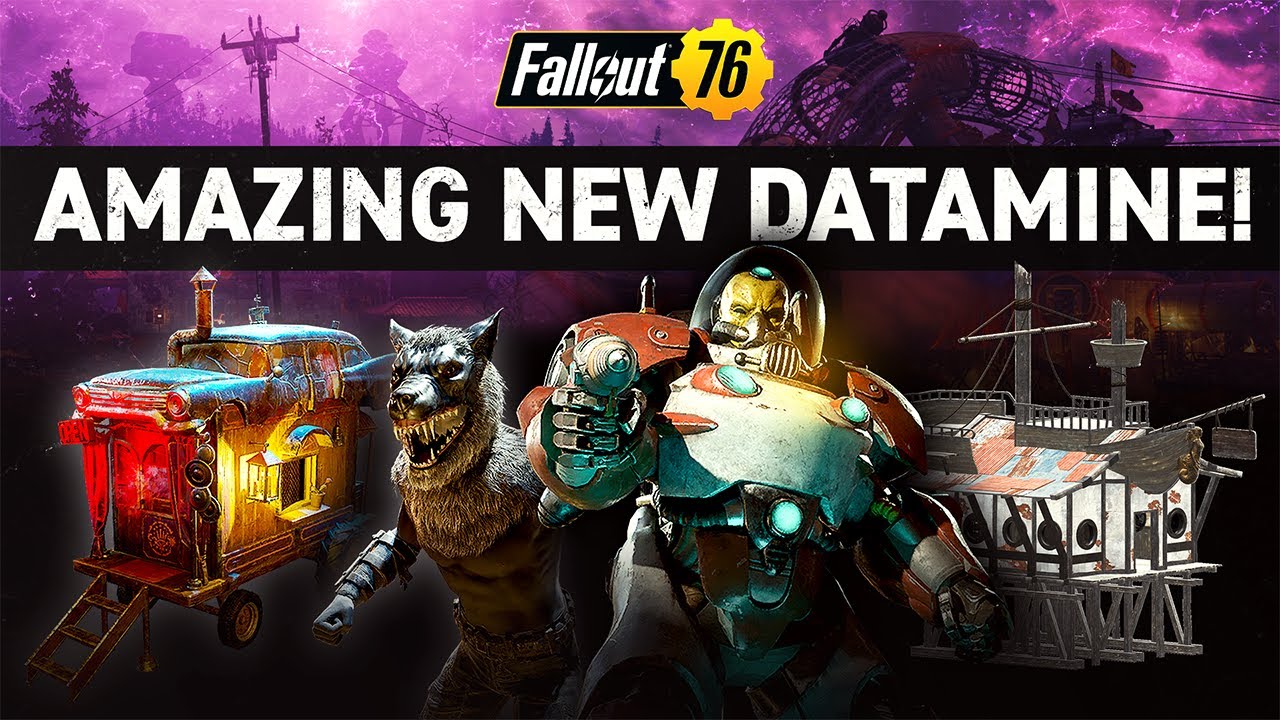 Fallout 76 | FUTURE ATOMIC SHOP ITEMS! HUGE NEW DATAMINE!