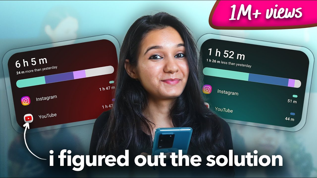 Tricked my Mind into saving 4 HOURS each day to cure Phone Addiction | Drishti Sharma