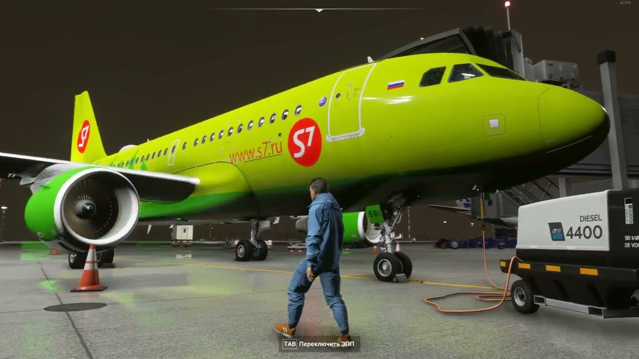 Fenix A-319,landing in(ULLI),Microsoft Flight Simulator 2024 | Снято с помощью GeForce
