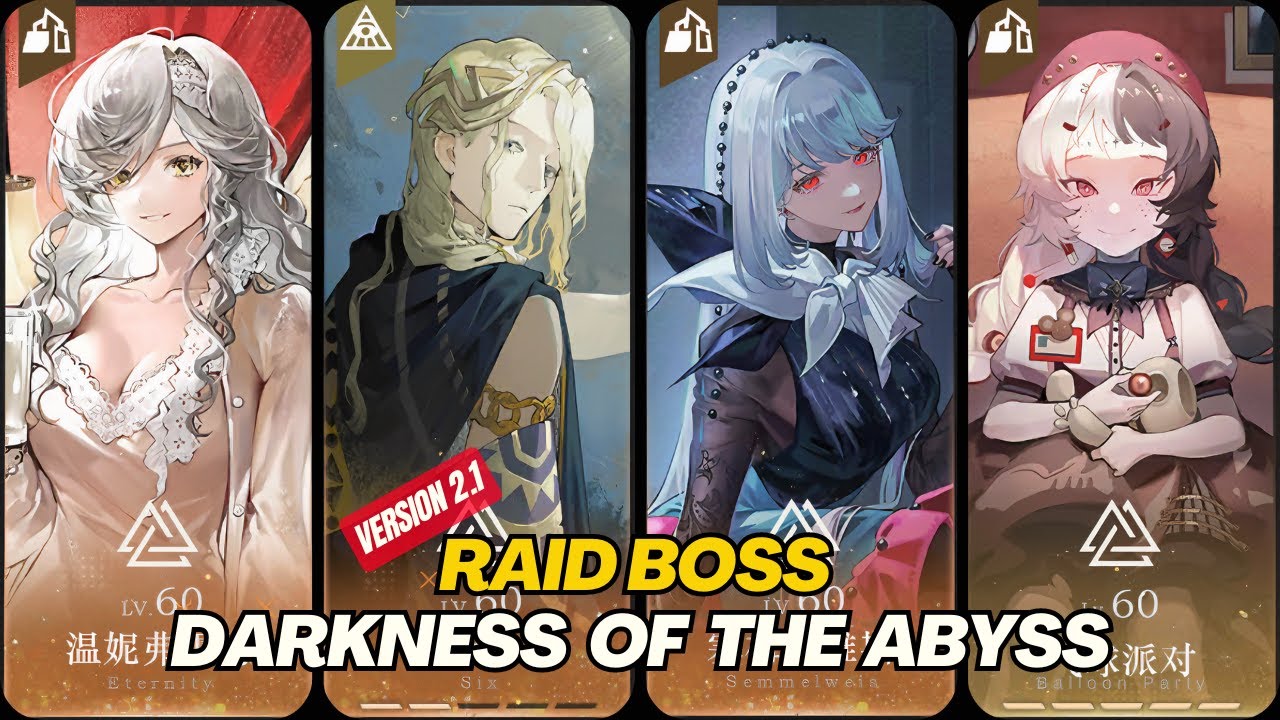 Reverse: 1999 CN - ETERNITY BUFF TEST | Raid Boss Darkness of The Abyss V2.1