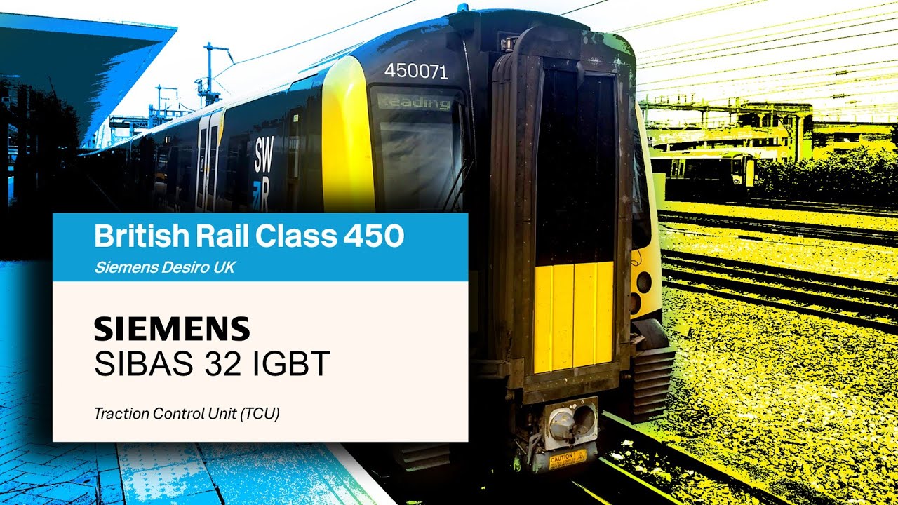 Siemens IGBT VVVF | Class 450 Traction Sound | PWM Inverter - Class 450 Inductor Recording