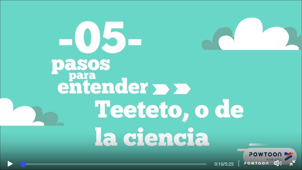 Teeteto de Plat&oacute;n en 5 pasos