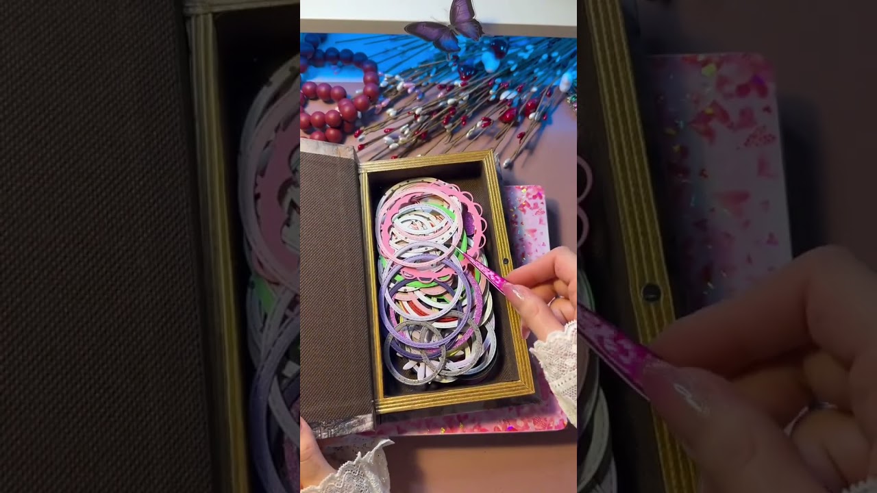 ASMR Journaling/ Love is in the Air 💕💞💝 #scrapbooking #journaling #hobby #valentinesday #asmrvideo