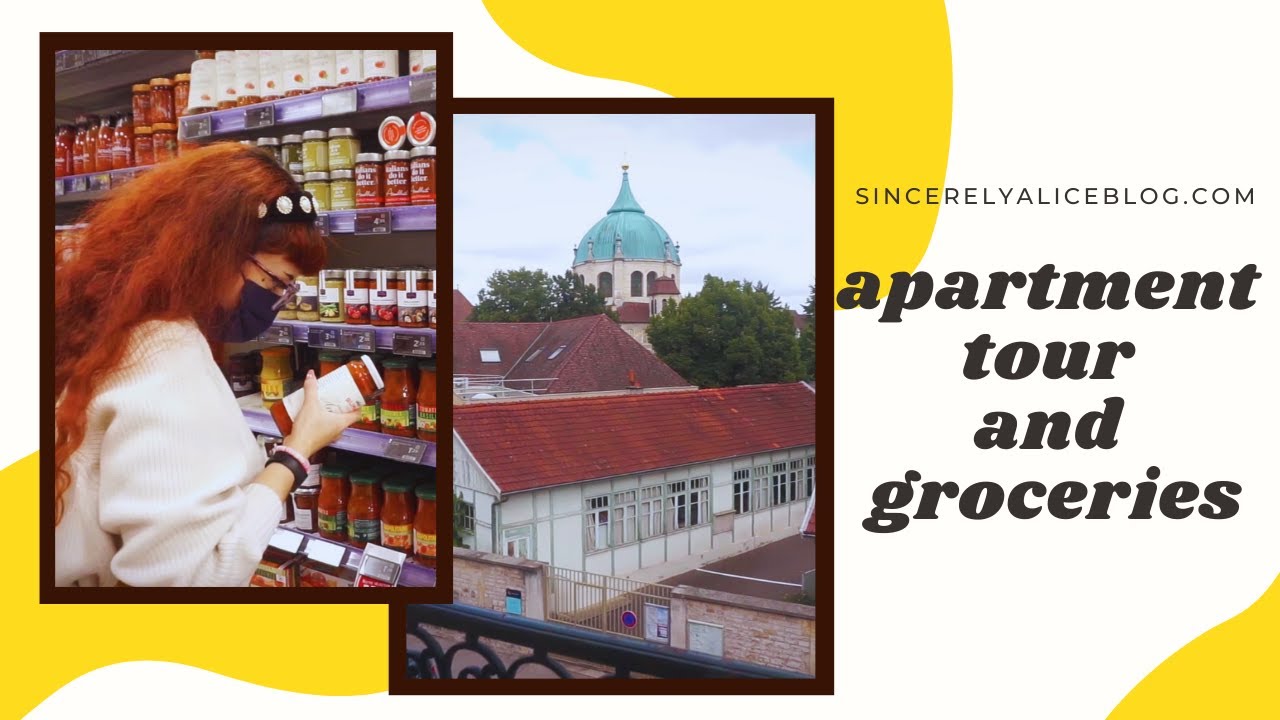Apartment Tour and Grocery Shopping in Dijon