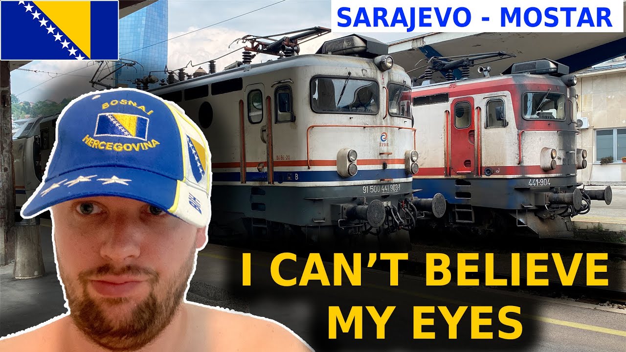Riding YUGOSLAV train in BOSNIA 🇧🇦
