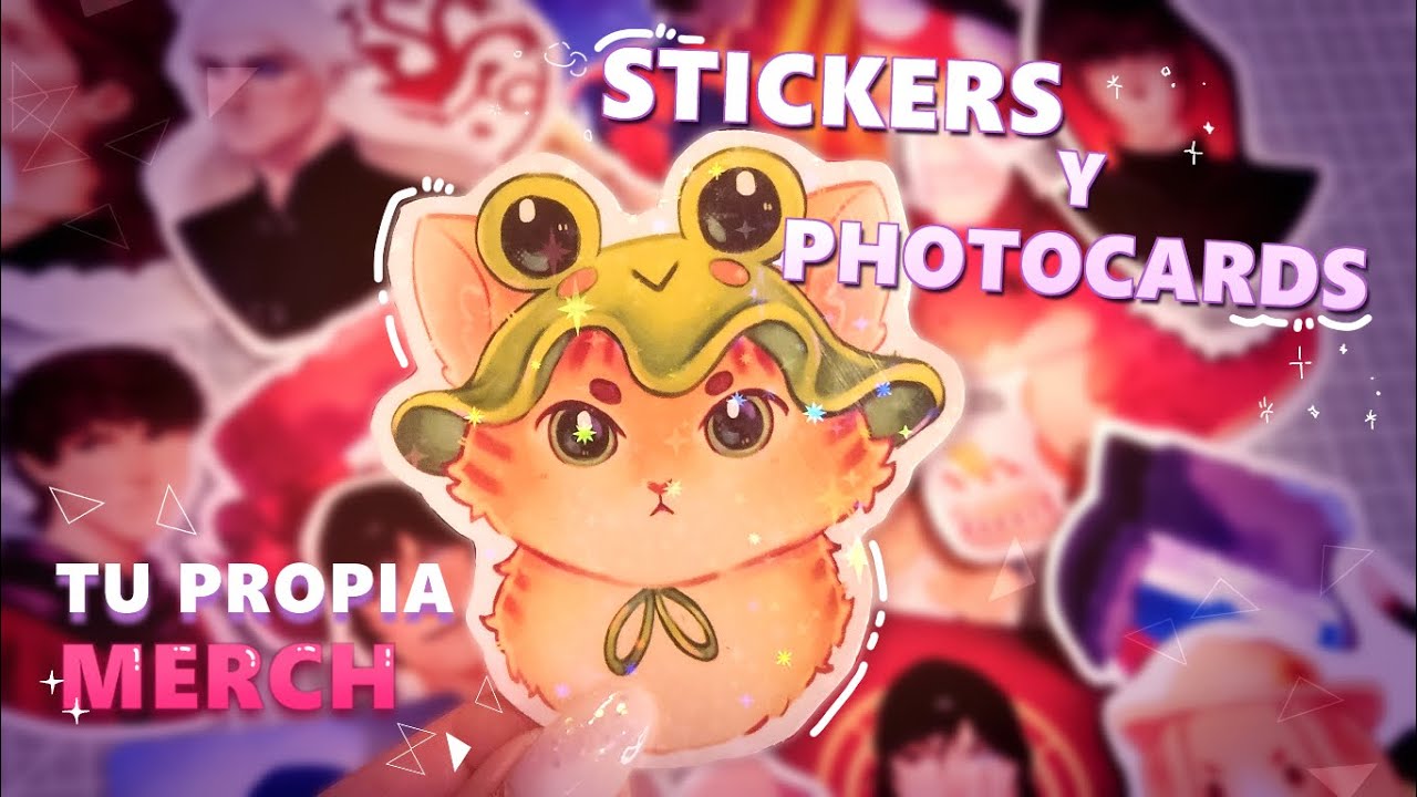 Como hacer STICKERS y PHOTOCARDS para VENDER ✨ || Tips para HACER MERCH