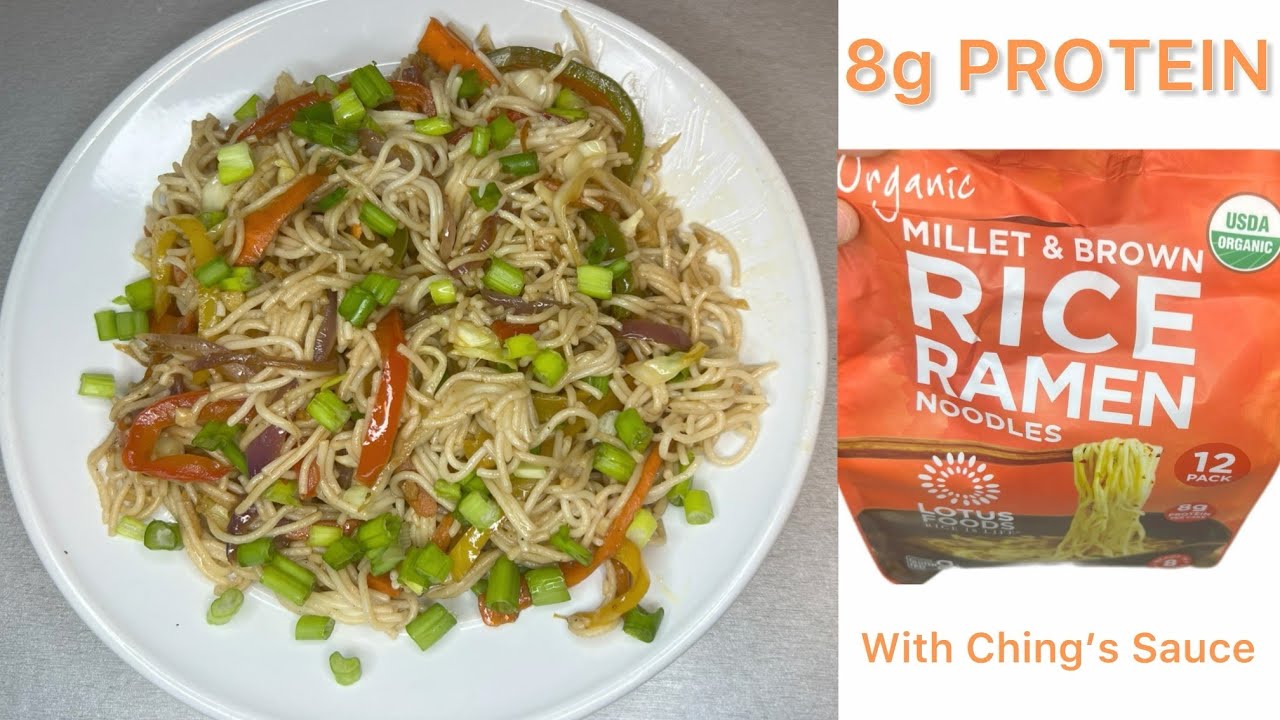 High-Protein Veg Hakka Noodles | Millet & Brown Rice Noodles | Easy Indo-Chinese @chingssecret