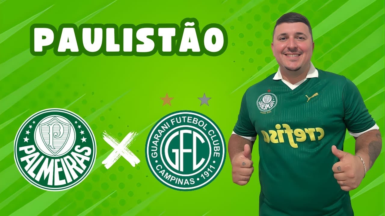 PALMEIRAS 1x1 GUARANI - PAULISTÃO 2026 #palmeiras #guarani 