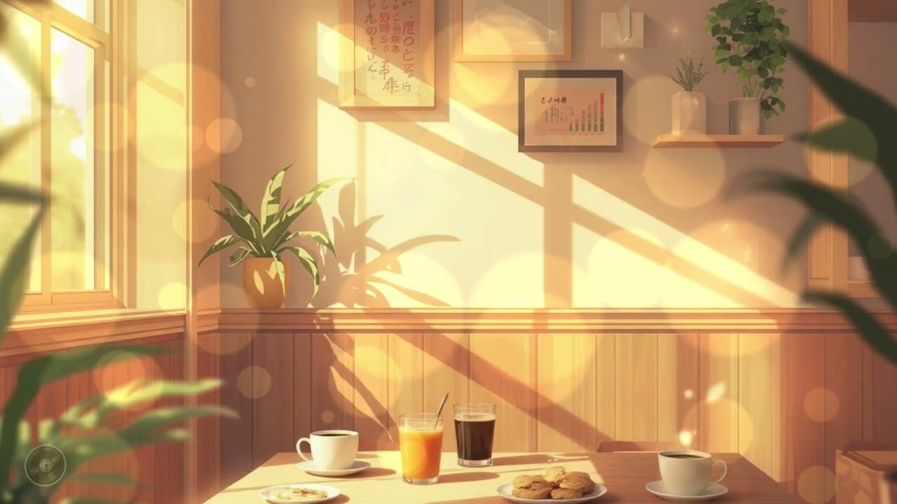 Cozy Coffee Shop Vibes 🌿 Stress Relief BGM | 2 Hours