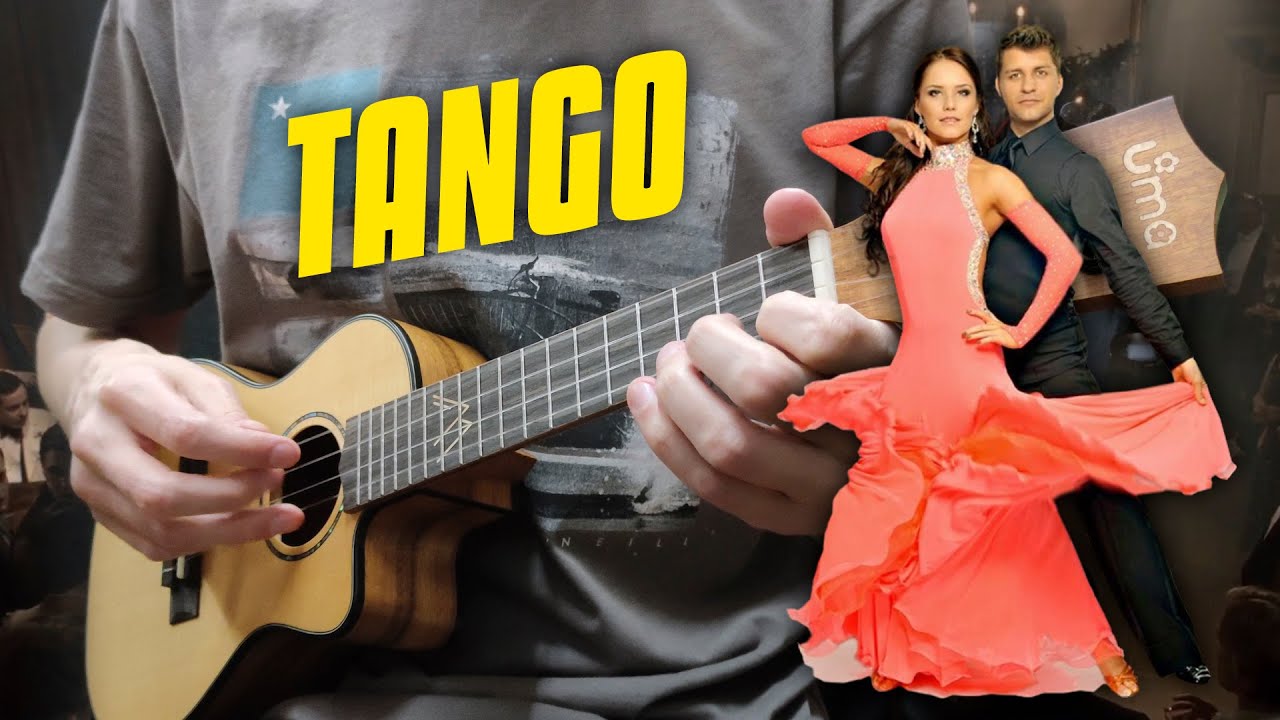 Красивое танго на укулеле. Carlos Gardel – Por Una Cabeza