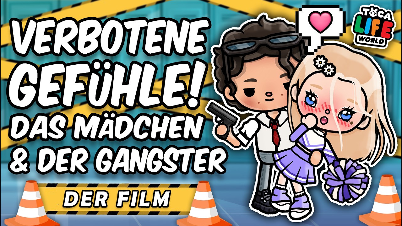 🎥 DER LIEBES FILM 🍿 DER CHEERLEADER & DER GANGSTER 🖤 GESCHICHTE ROMANISCHE STORY DEUTSCHE TOCA BOCA