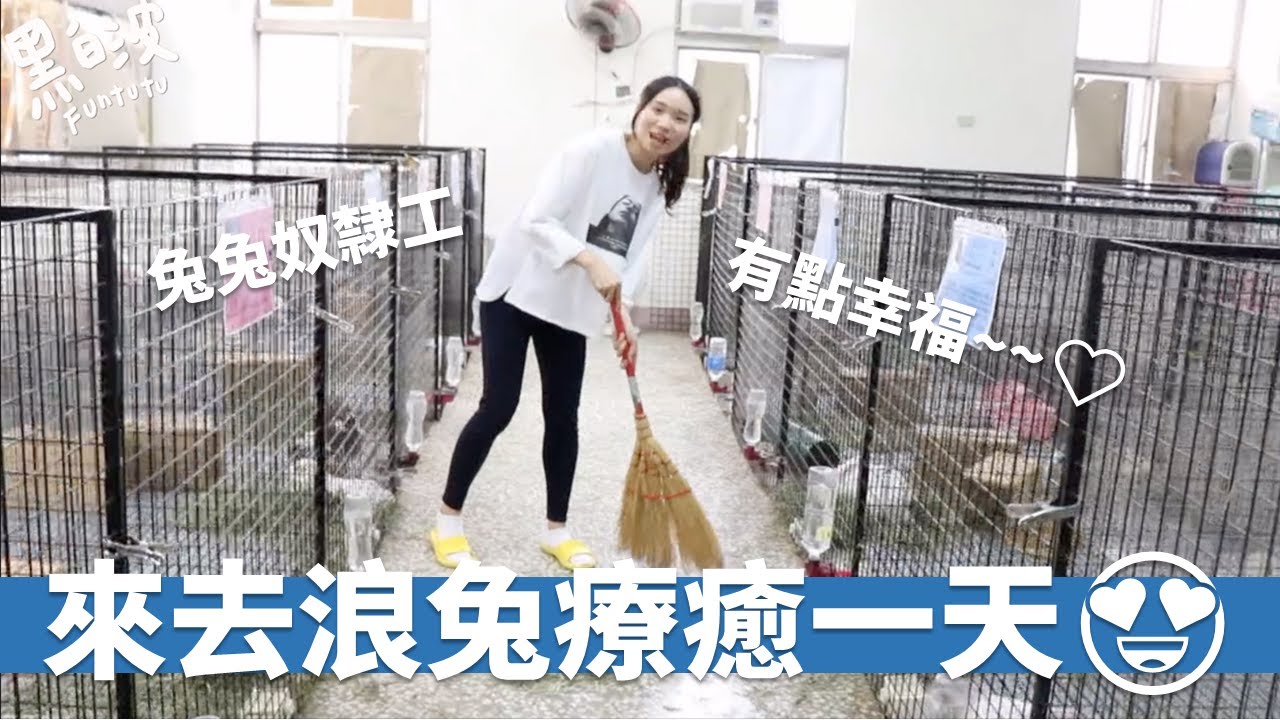【黑白波Funtutu】當一天的兔兔奴隸吧😍