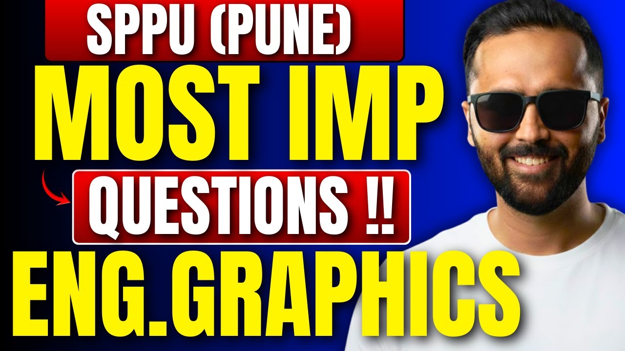 Most Important Questions of Engineering Graphics |SPPU|SEM 01|PRADEEP GIRI SIR
