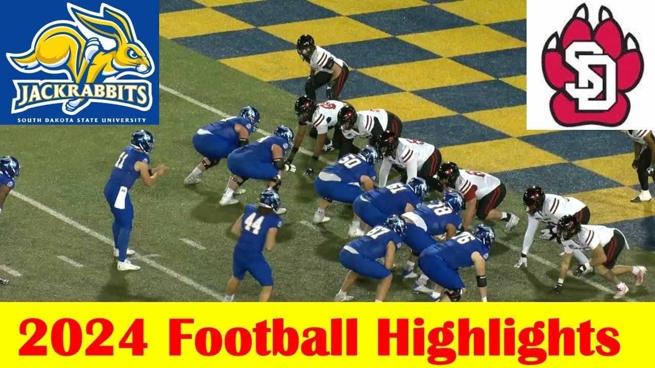 South Dakota vs South Dakota State Football Game Highlights 10 26 2024