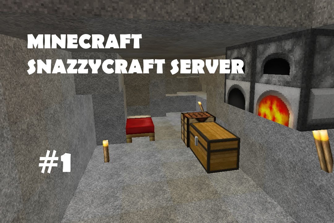 Minecraft SnazzyCraft Server Episode 1 Awesome Server!