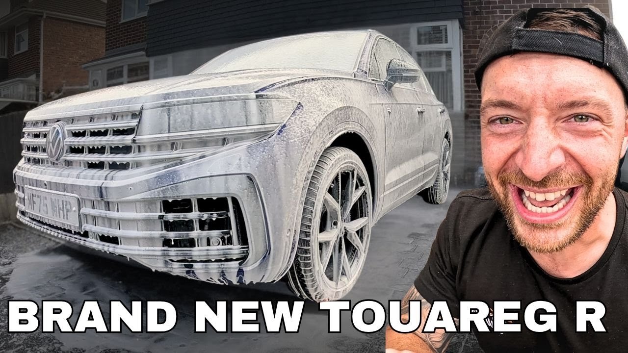 Керамическое покрытие за 650 фунтов стерлингов на НОВЫЙ VW Touareg R!