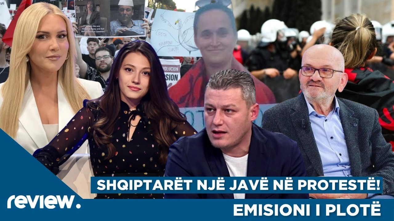 Shp&euml;rthen PROTESTA e shqiptar&euml;ve n&euml; Tiran&euml; dhe Evrop&euml;. Valvitet flamuri KUQ E ZI, jemi n&euml; shesh...