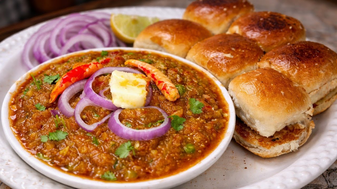 Street Style Paav Bhaji Recipe | ठेले वाली पाव भाजी बनाने का बहुत ही आसान तरीका | Spicy Paav Bhaji😋😋