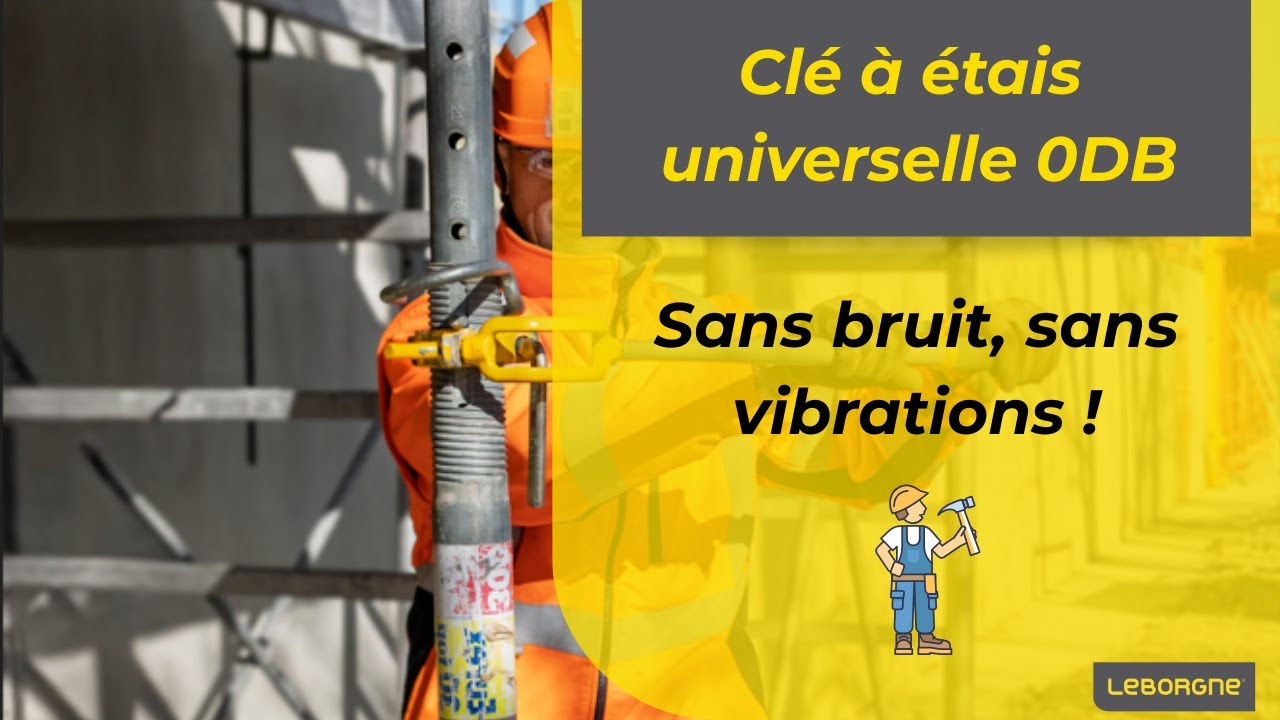 Clé à étais universelle 0dB 80cm Nanovib - Leborgne