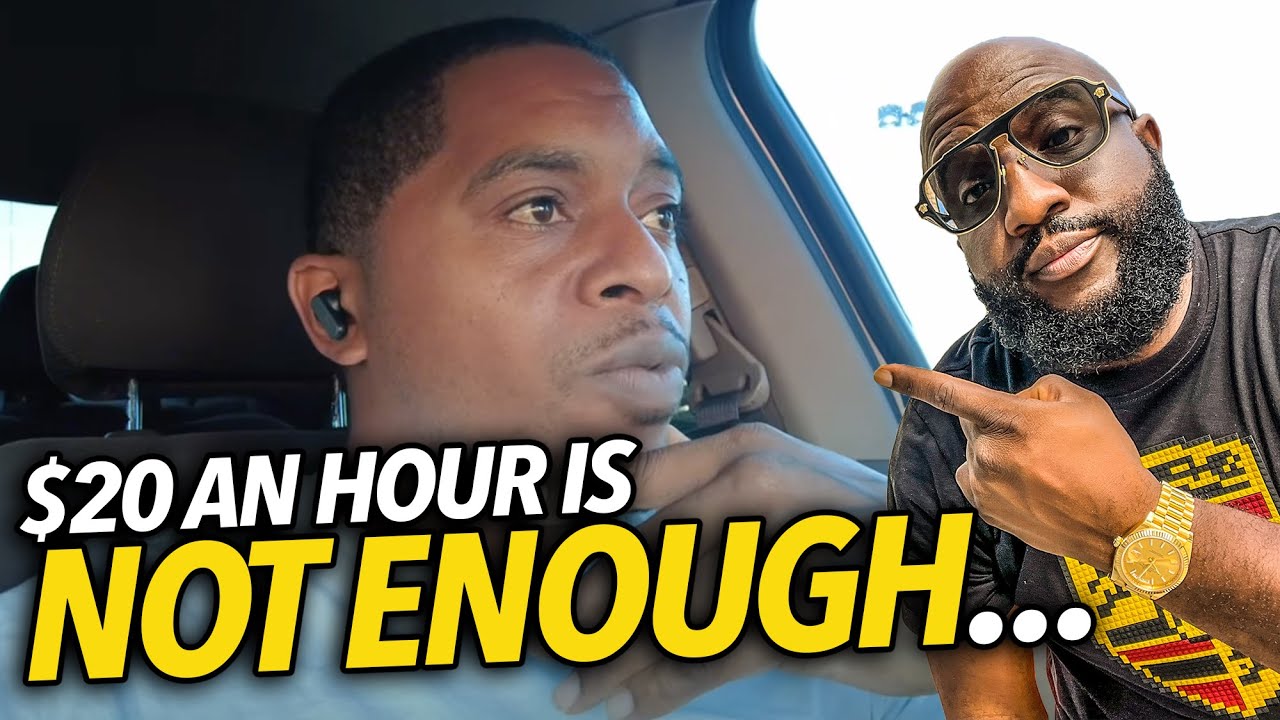 Gig Worker Says $20 An Hour Is Not Enough To Feed His Wifey and Children, Doesn't Know What To Do 🤔