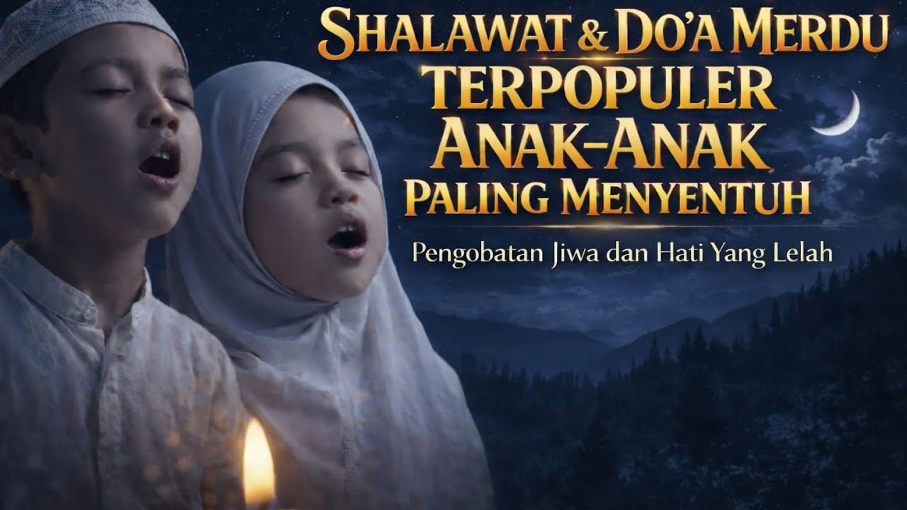 Doa & Shalawat Anak-Anak Paling Menyentuh | Relaxing Islamic Lullaby|Seruan Hati