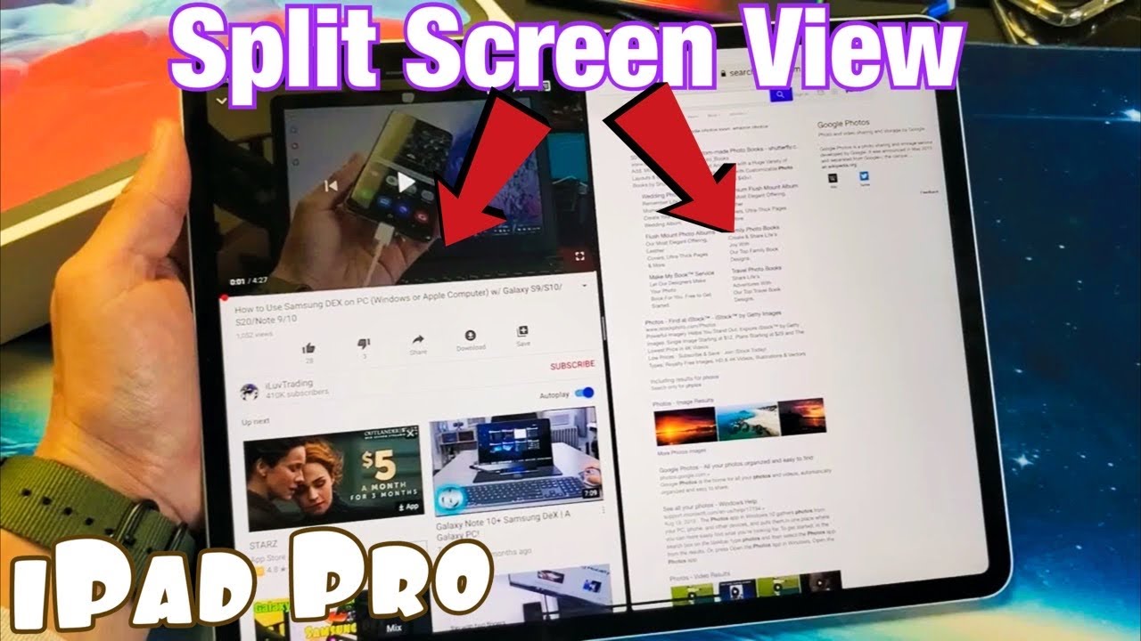 iPad Pro: How to Use Split Screen View (Multitasking Feature) + Slide Over
