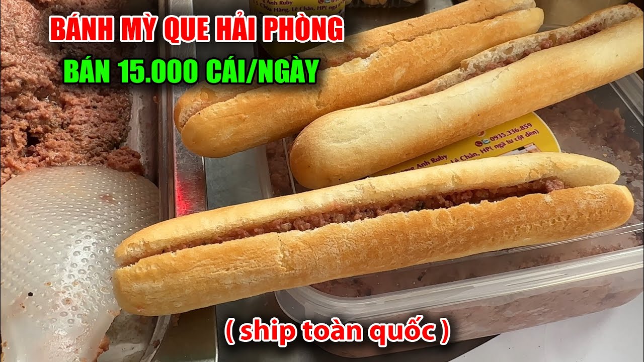 Điểm ăn Bánh Mỳ Que siêu ngon tại Hải Phòng ngày bán 15.000 cái/ngày | Viet Nam Food