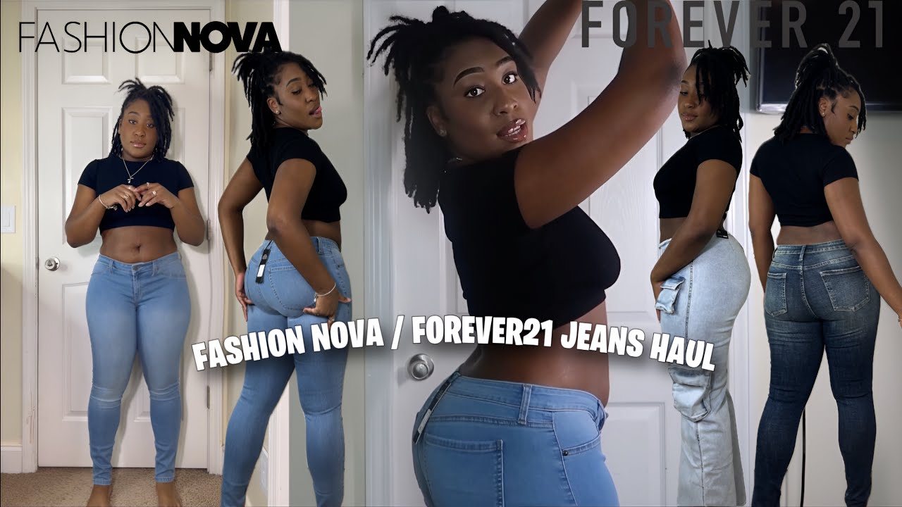 LOW/MID RISE JEANS HAUL FT FASHION NOVA & FORVER21