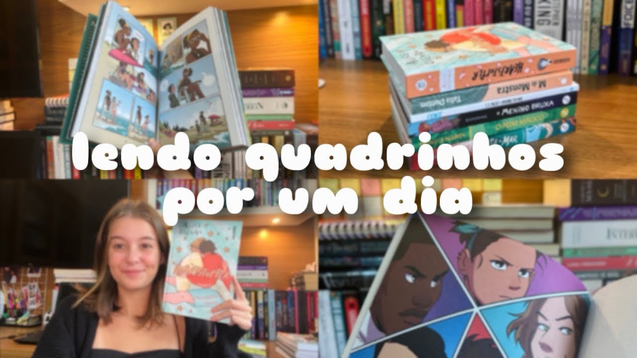 ✨LENDO QUADRINHOS POR UM DIA (vlog de leitura)