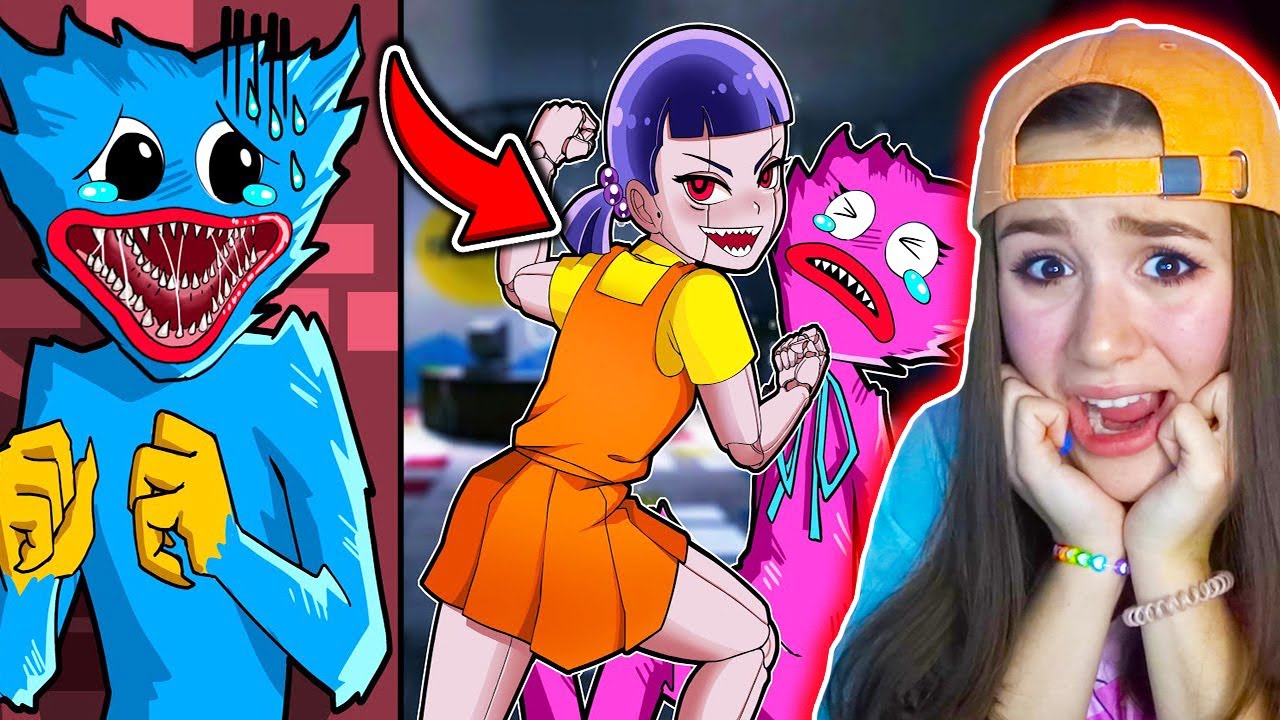 КИССИ МИССИ и ХАГГИ против КУКЛА ИГРА В КАЛЬМАРА 😱🔪 Poppy Playtime Мульт АНИМАЦИЯ