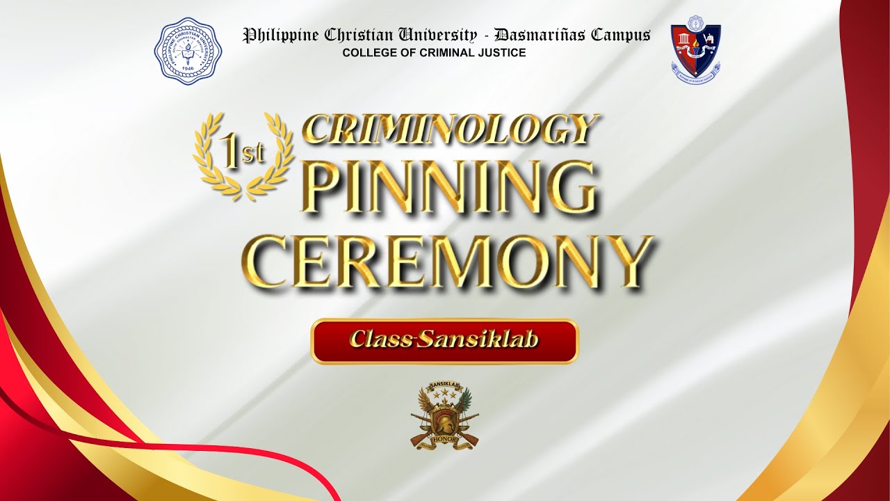 🔴 𝗟𝗜𝗩𝗘 | 𝟏𝐬𝐭 𝐂𝐫𝐢𝐦𝐢𝐧𝐨𝐥𝐨𝐠𝐲 𝐏𝐢𝐧𝐧𝐢𝐧𝐠 𝐂𝐞𝐫𝐞𝐦𝐨𝐧𝐲 ( 𝐂𝐥𝐚𝐬𝐬 𝐒𝐚𝐧𝐬𝐢𝐤𝐥𝐚𝐛) | 𝐒𝐞𝐩𝐭𝐞𝐦𝐛𝐞𝐫 𝟎𝟖, 𝟐𝟎𝟐𝟓