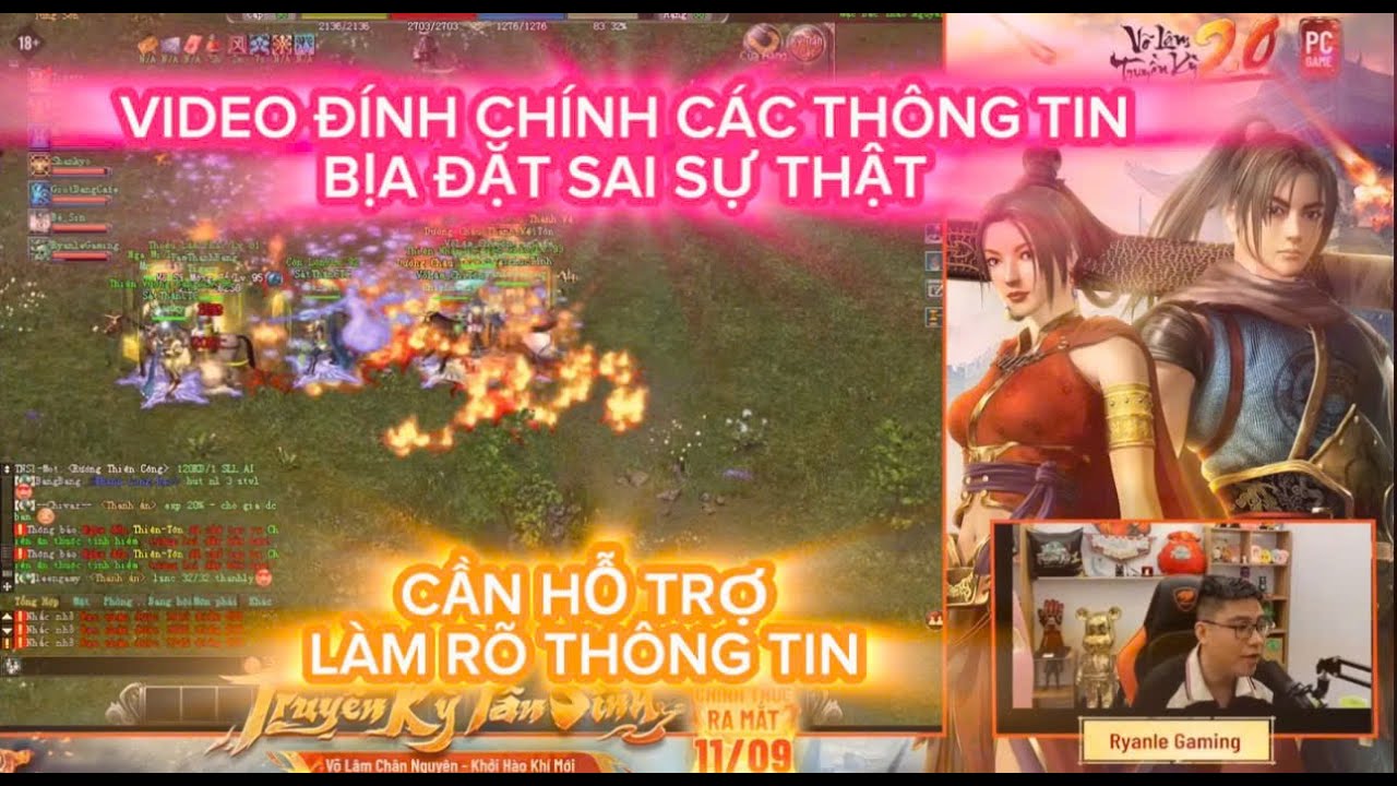 Vo Lam 2.0 PC: video correcting false info&mdash;requesting support in clarification